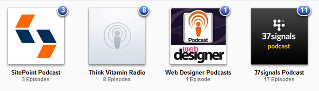 Web design podcasts